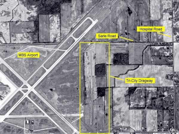 Tri-City Dragway - Aerial Photo (newer photo)